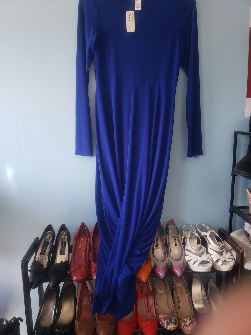 Joseph Ribkoff Royal Blue Long Sleeve Maxi Dress